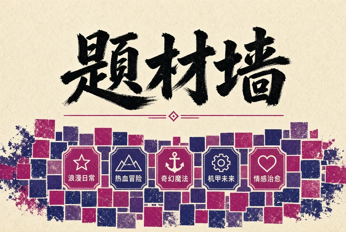 题材墙栏目配图